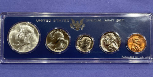 1965 Special Mint Set Sms In Genuine Us Mint Set Holder, Silver Kennedy! + Bonus