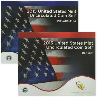 2015 U.s. Mint Set Uncirculated Original Government Packaging Ogp Collectible