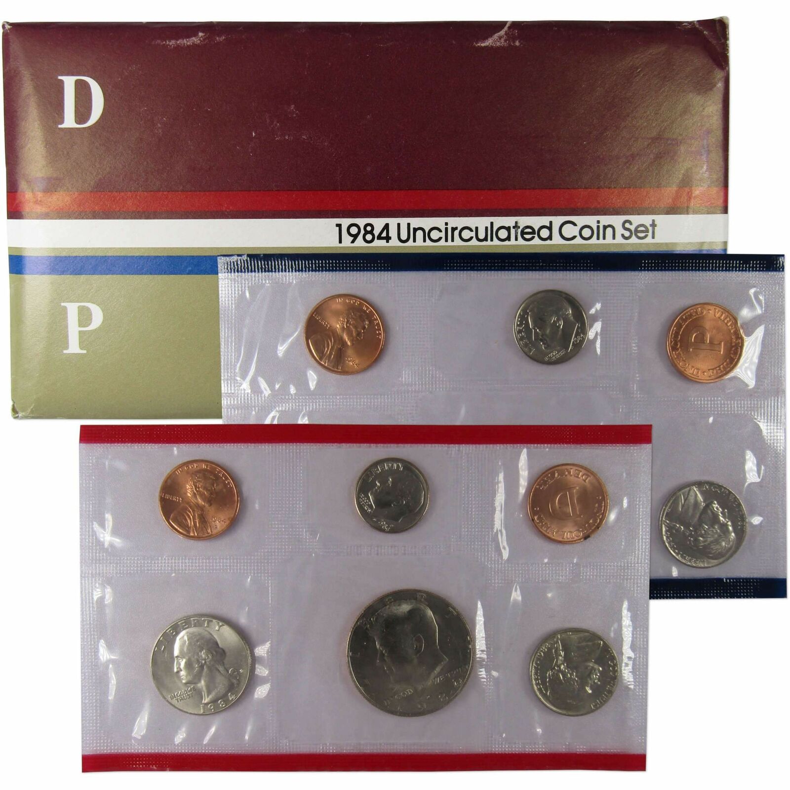 1984 U.s. Mint Set Uncirculated Original Government Packaging Ogp Collectible